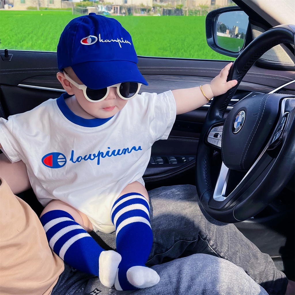 Áo Liền Quần Ngắn Tay Cỡ Lớn In Hình One Piece Thời Trang Mùa Hè Cho Bé Trai Sơ Sinh