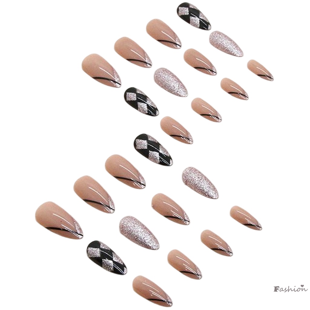 Móng Tay Giả Hình Thoi Dễ Sử Dụng