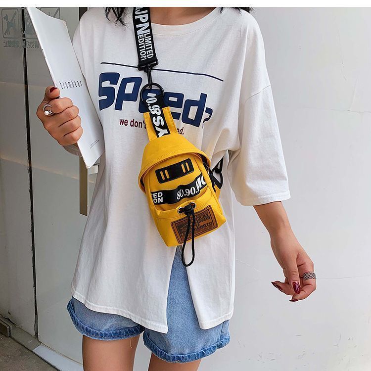 Túi Đeo Chéo Ngực Vải Oxford Nhỏ Gọn Nhẹ Đơn Giản Phiên Bản Hàn Quốc Mới