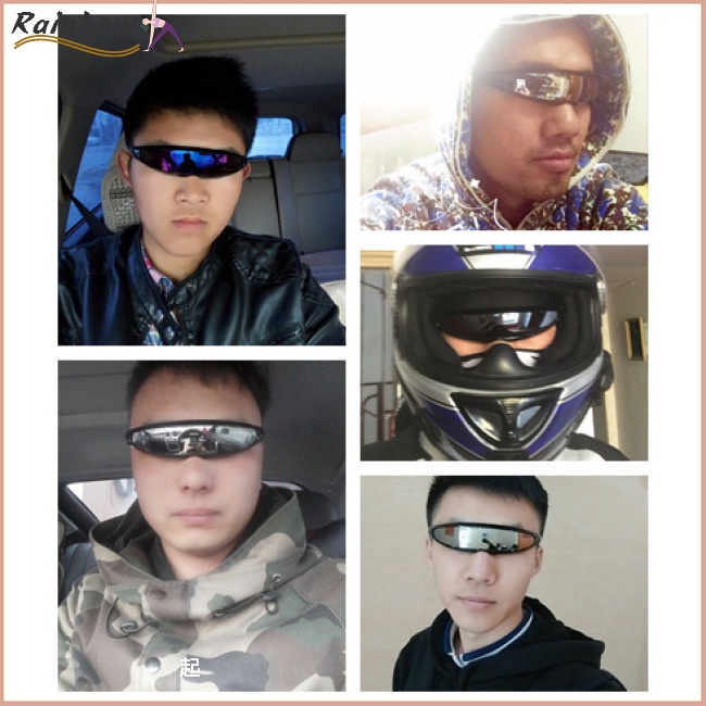 Kính Mát Phân Cực Chống Gió Dạng Kéo Màu Sắc Cá Tính