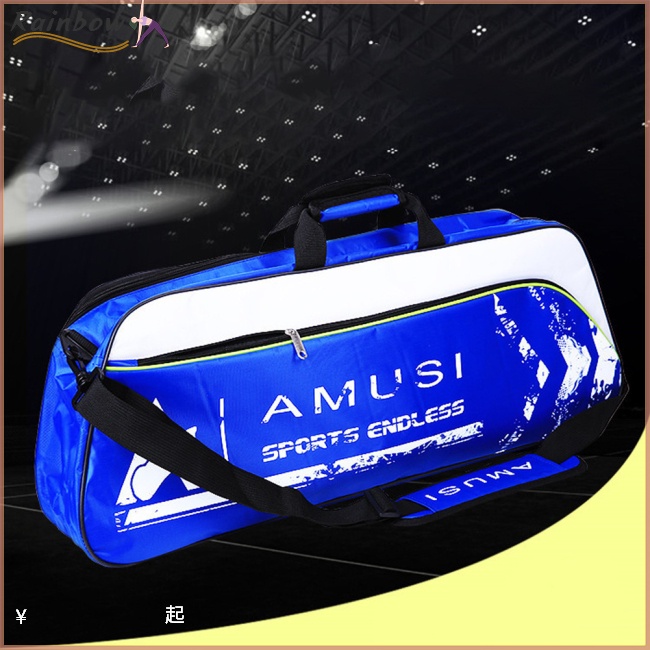 Túi Canvas Đựng Vợt Cầu Lông / Tennis Đeo Vai / Cầm Tay 3-4 Gậy Chống Thấm Nước Mịn Màng