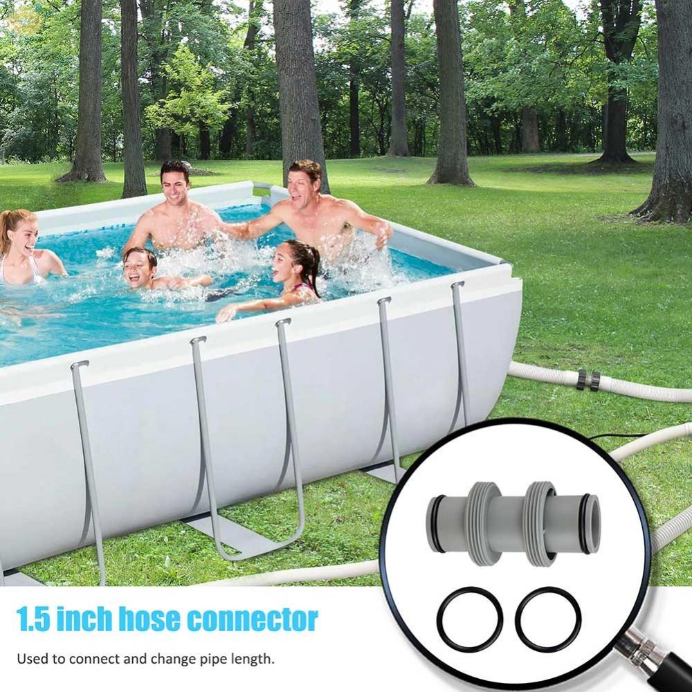 【VARSTR】Hose Adapter 1.5in To 1.5in Connector For Intex Split Hose Joints Straight
