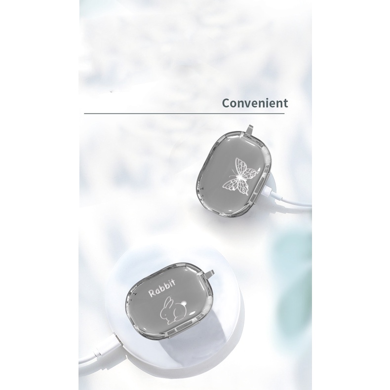 Vỏ Bảo Vệ Hộp Sạc Tai Nghe Redmi buds4 pro Bằng TPU Mềm Mạ Điện + Dây Đeo Chống Sốc Đơn Giản