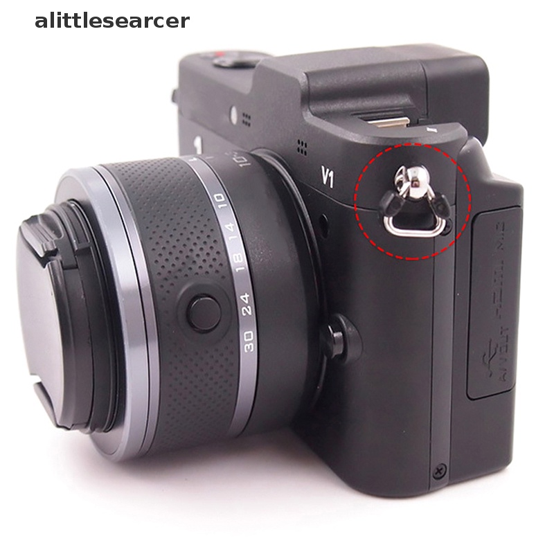 1 Cặp Vòng Khóa Tam Giác Bằng Kim Loại Cho Dây Đeo Máy Ảnh Slr