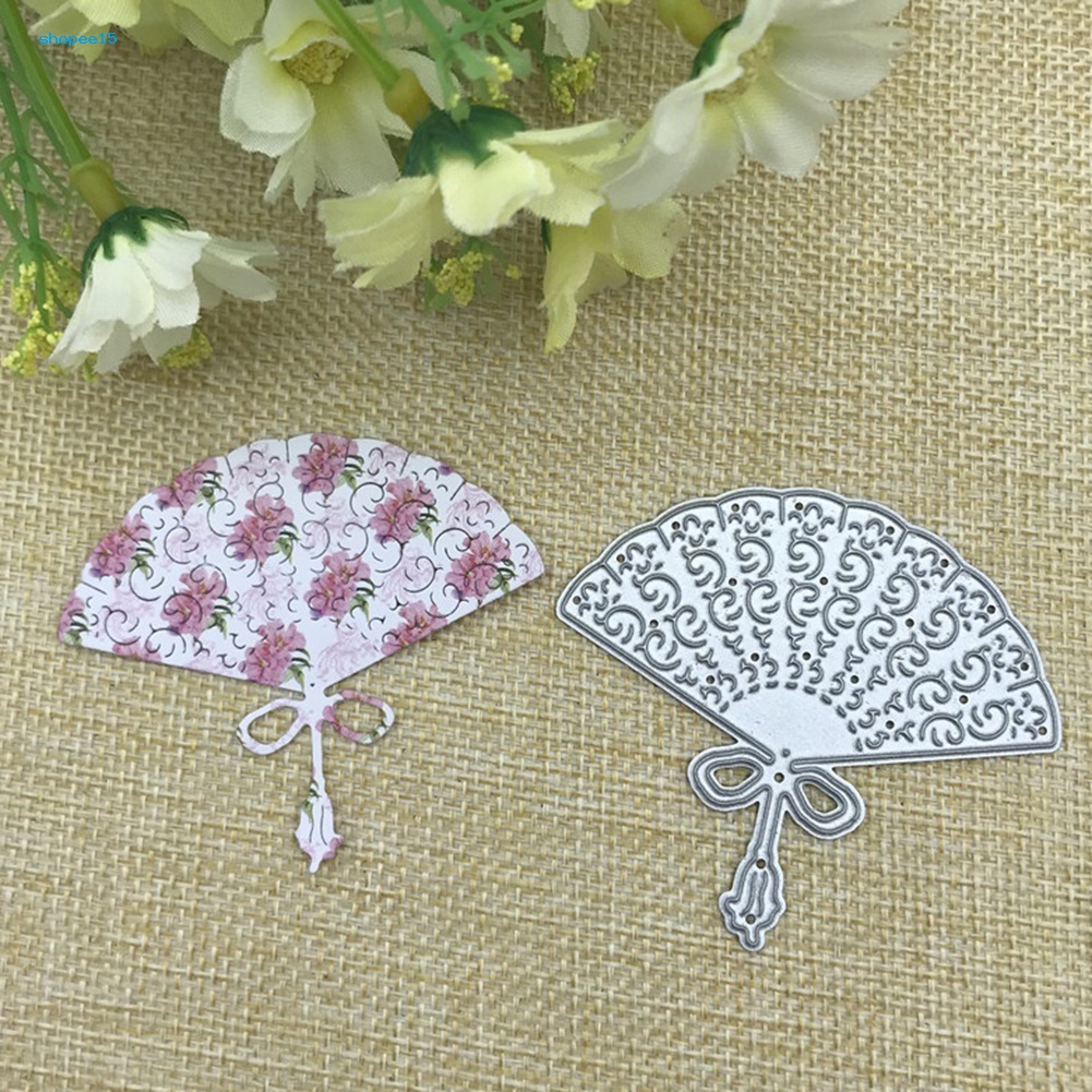 Khuôn Cắt Giấy Kim Loại Hình Quạt Xinh Xắn