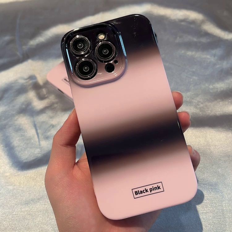 Ốp Điện Thoại Cứng Màu Đen Gradient Chống Sốc Bảo Vệ Toàn Diện Cho Iphone 13 14pro7 11128p max