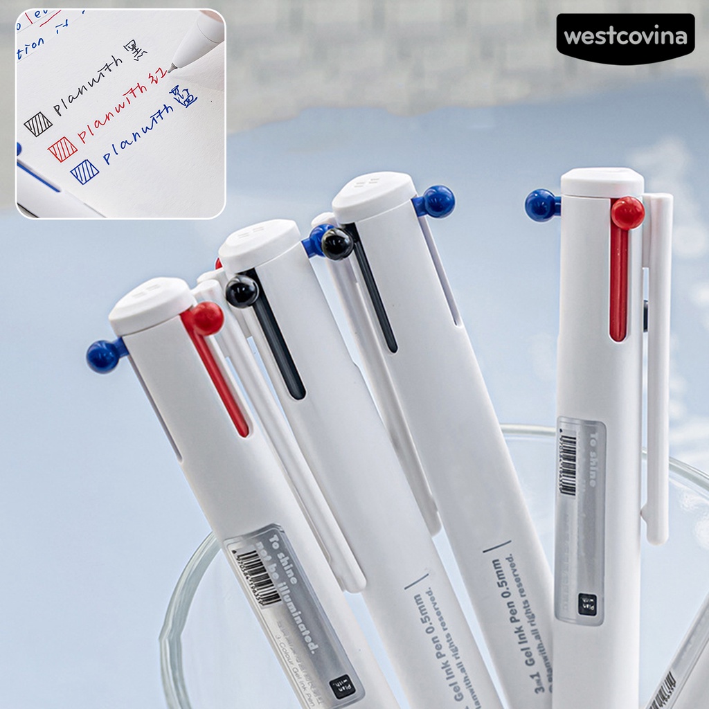 [COD]♪Bút Mực Gel Ngòi 0.5mm Màu Sắc Tươi Sáng Có Thể Tháo Rời