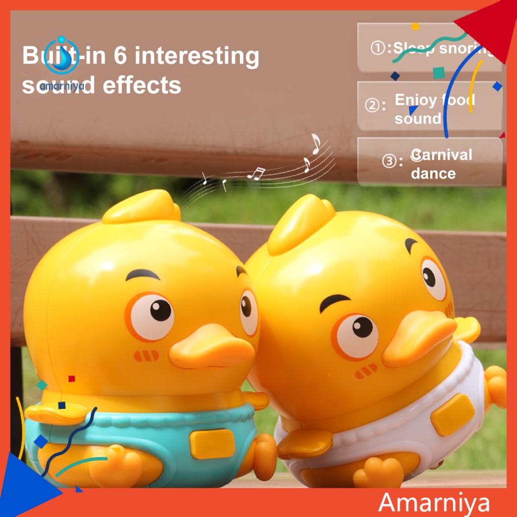Đồ Chơi Hình Chú Vịt Phát Nhạc Dùng Làm Quà Tặng Cho Bé