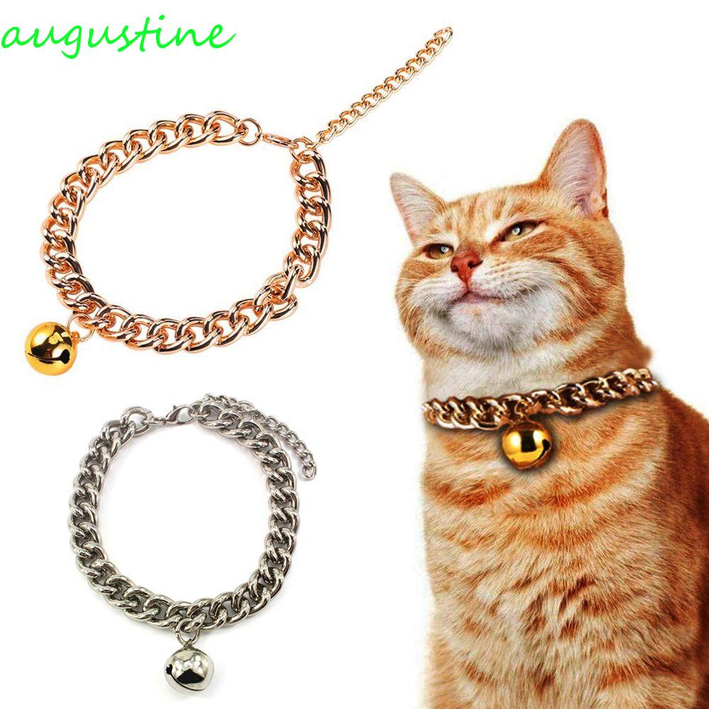 Vòng Cổ Gắn Chuông Nhỏ Không Phai Màu Cho Thú Cưng