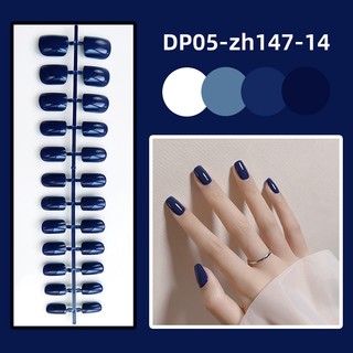 Bộ Sưu Tập 24 Miếng Dán Móng Tay Đầu Vuông Trang Trí Nghệ Thuật