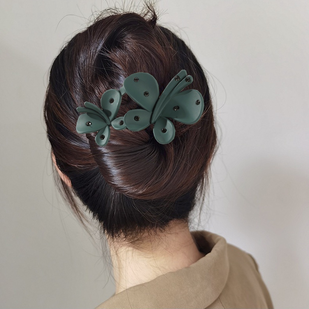 Kẹp tóc HAIMEIKANG hình bướm màu kẹo thời trang Hàn Quốc cho nữ