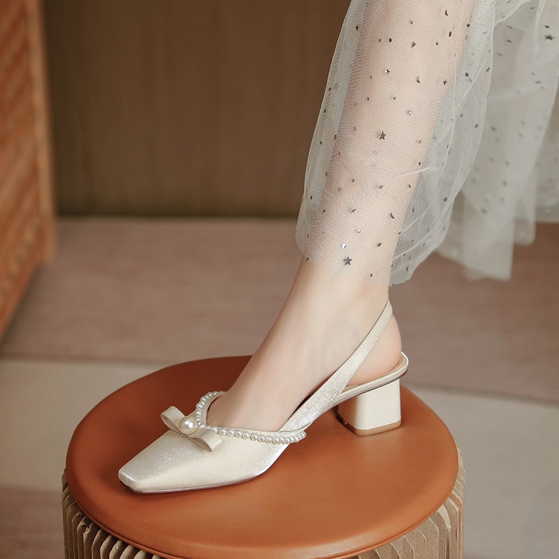 Sandal Cao Gót Thiết Kế Mới Kiểu Dáng Đơn Giản Thời Trang