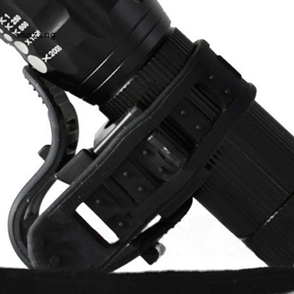 Giá Đỡ Đèn Pin LED Xe Đạp Có Dây Đeo Tiện Dụng