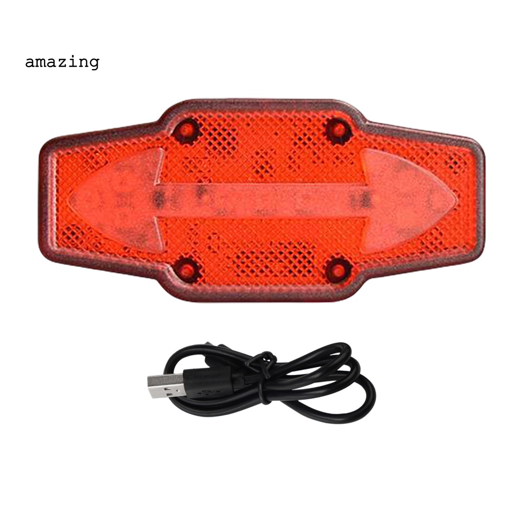 1 Bộ Đèn Cảnh Báo Có Thể Tháo Rời Gắn Đuôi Xe Đạp