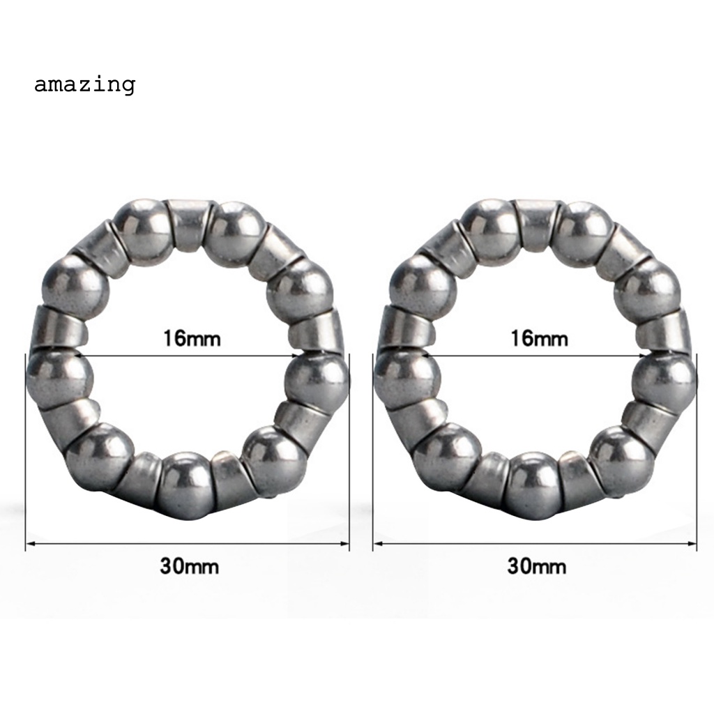 Bộ 2 Phụ Kiện Hạt Màu Bạc Gắn Phía Trước Xe Đạp Chắc Chắn Sturdy