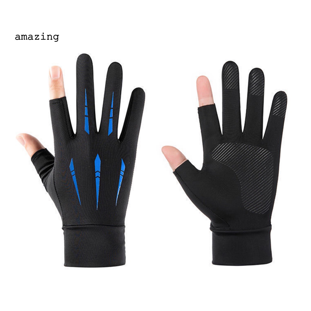 1 Đôi Găng Tay Nửa Ngón Chống Mồ Hôi Dùng Lái Xe Đa Năng