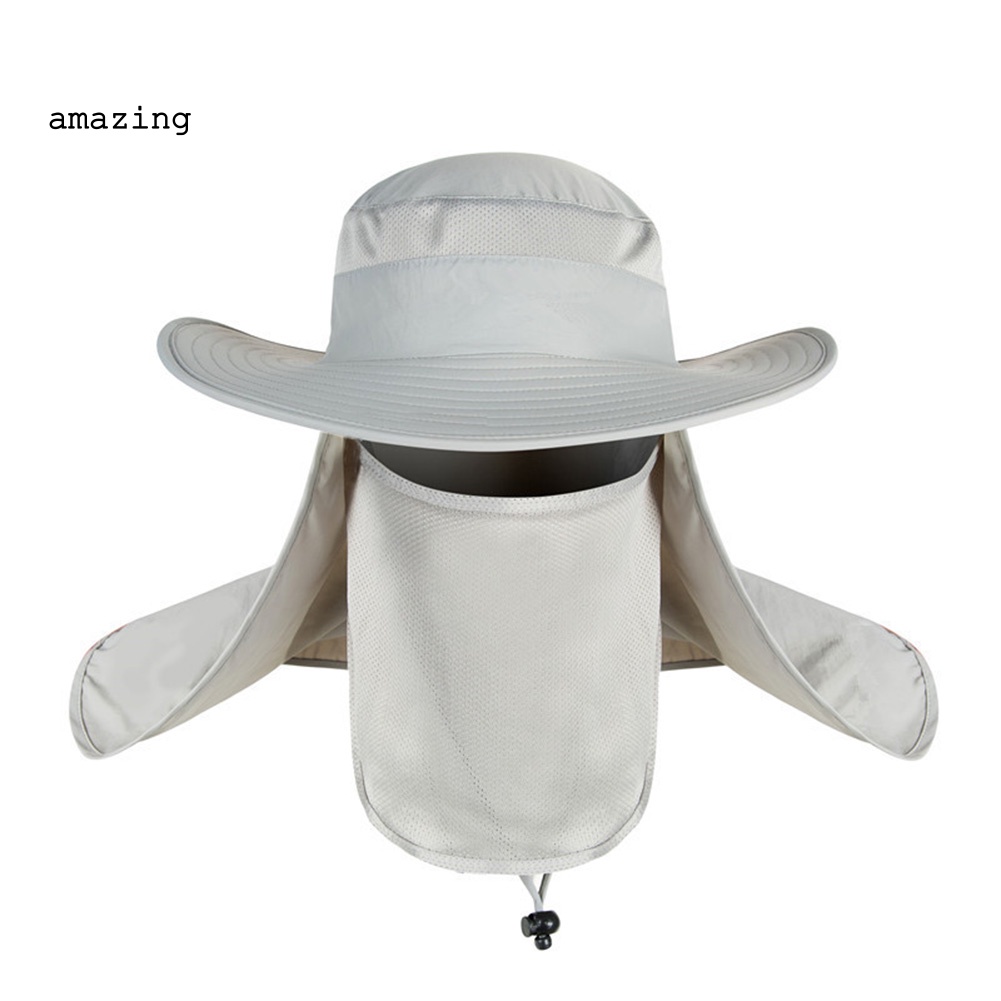 Mũ Câu Cá Vành Rộng Unisex Chống Tia UV Có Thể Tháo Rời