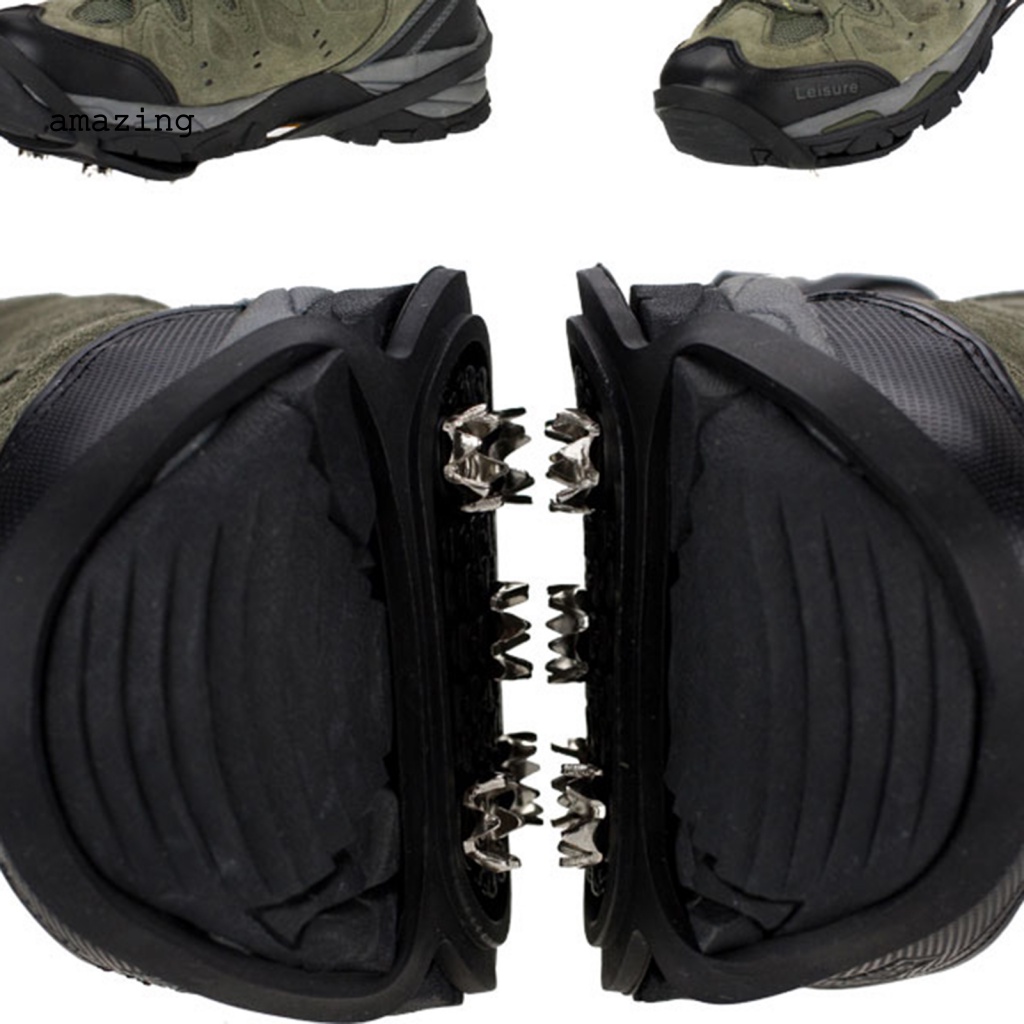 Kẹp Đi Tuyết Chống Trượt Có 10 Đinh Tán Unisex