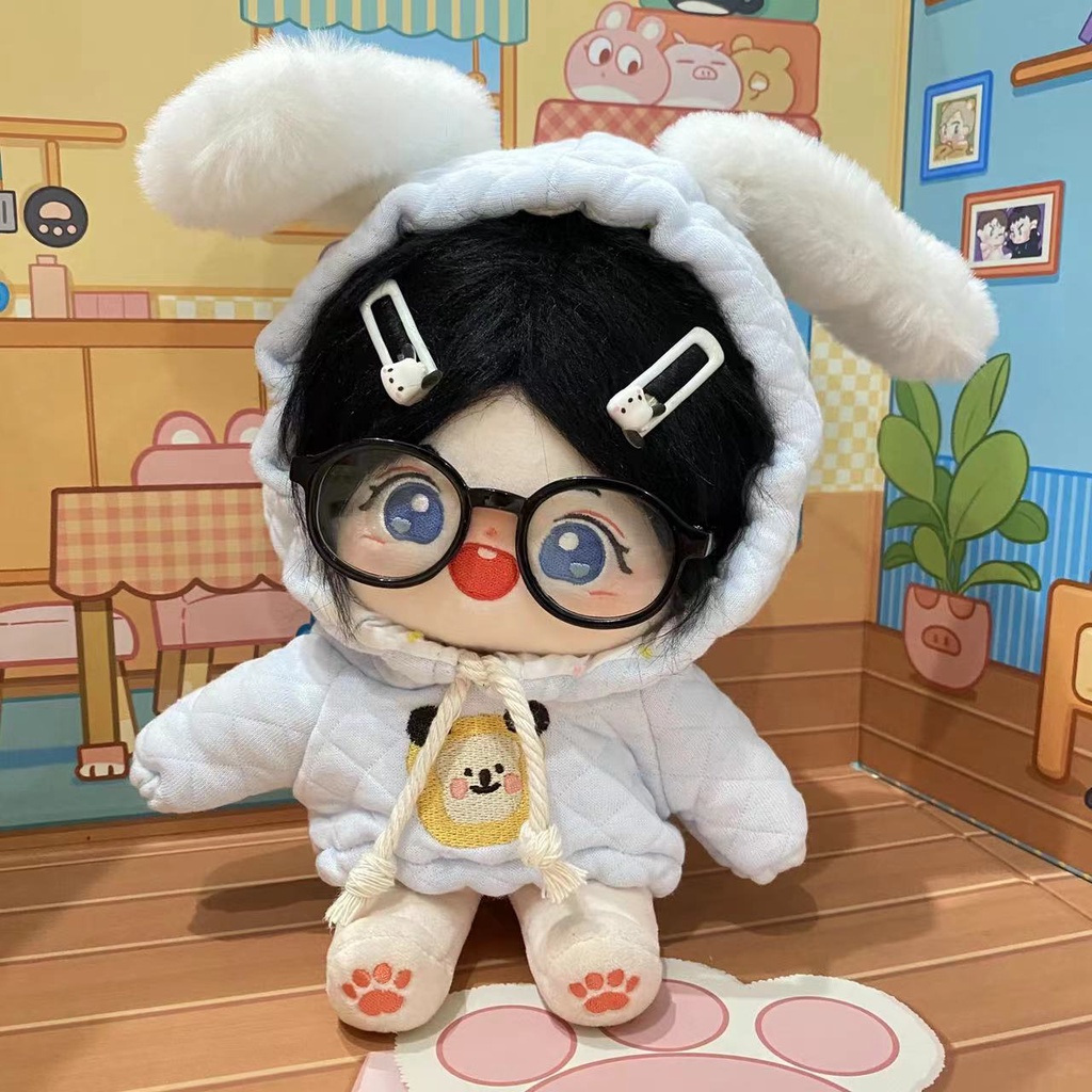Áo Hoodie Tai Thỏ Nhồi Bông 10cm 15cm 20cm
