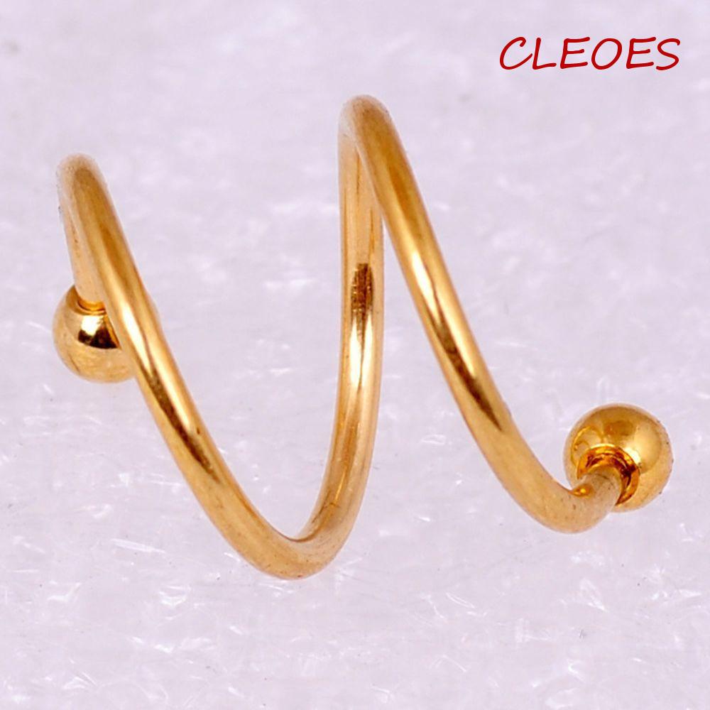 Set 2 Khuyên Mũi Thép Không Gỉ Thời Trang