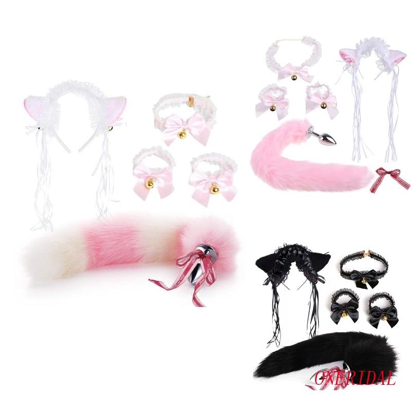 Set 5 Băng Đô Tai Mèo Hóa Trang Halloween