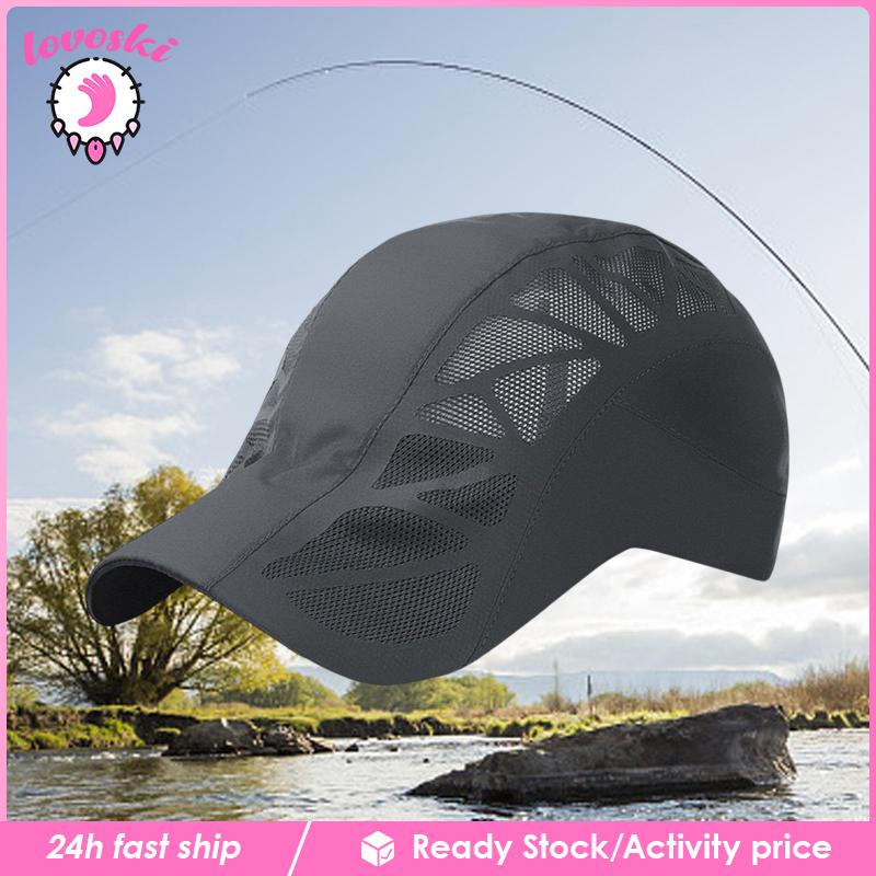 Mũ Lưỡi Trai Phối Lưới Nhanh Khô Thời Trang Mùa Hè Cho Nam Và Nữ