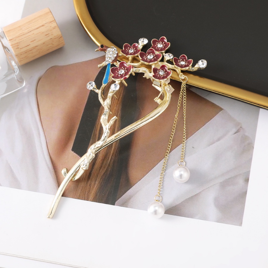 Kẹp Tóc Tua Rua Đính Đá Thời Trang