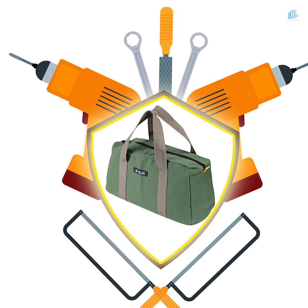 Túi Đựng Dụng Cụ Sửa Chữa Đồng Hồ Thông Minh Chất Liệu Canvas Dày Dặn Chống Mài Mòn Kích Thước Lớn 18-inch