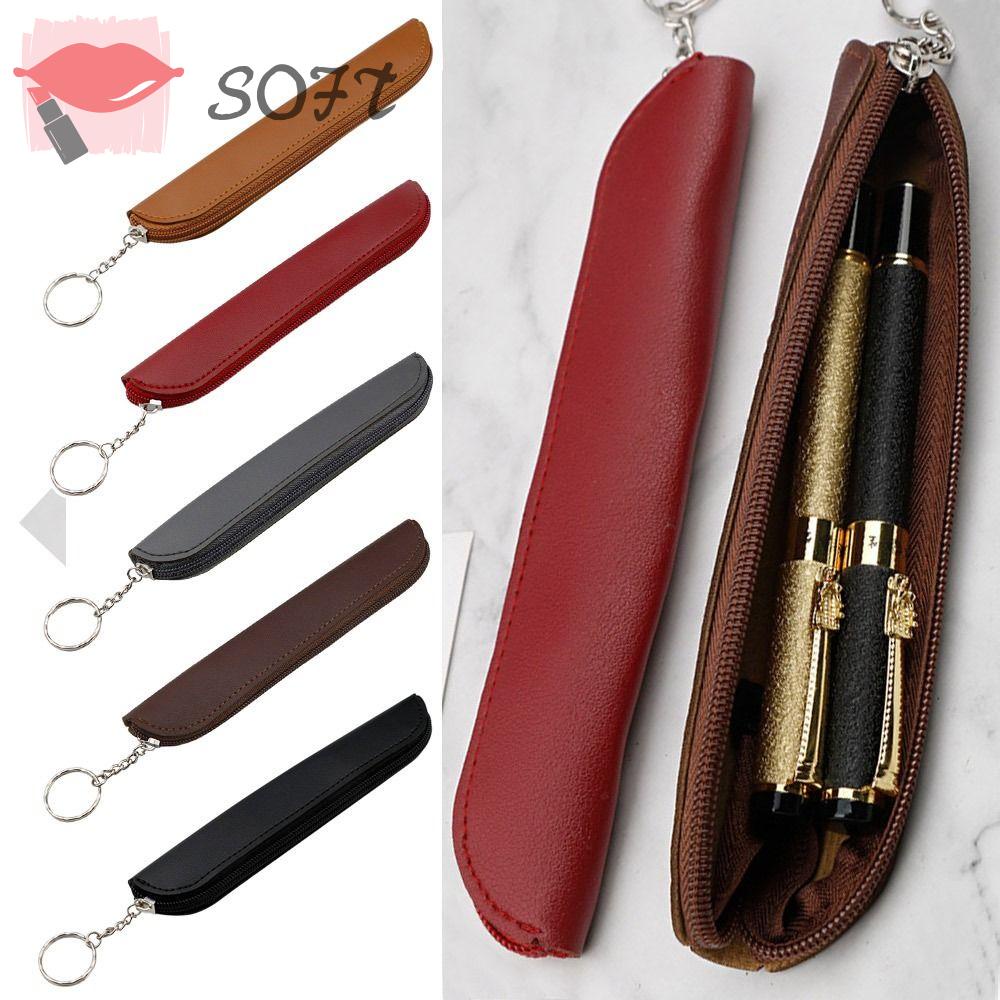 Bóp Viết Da PU Mềm Thiết Kế Đơn Giản Nhỏ Gọn