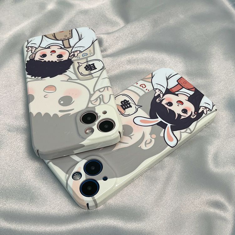 Ốp Điện Thoại Họa Tiết Ba Lô Xinh Xắn Dành Cho Apple 12 14131114Ốp Điện Thoại Cứng Thời Trang Cho Cặp Đôi PWUD