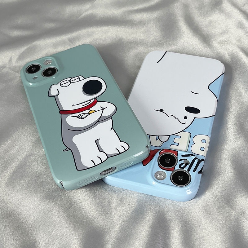 Ốp Điện Thoại Cứng Hình Gấu Trắng / Nếp Nhăn Cho Apple xs iPhone12 8 iphone14pro xr / 711 / 13