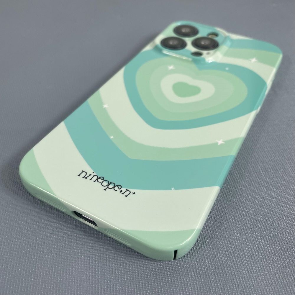 Ốp Điện Thoại Cứng In Hình Trái Tim Phong Cách Mới Cho Iphone xsmax11 12 / 14 xr 13 Inch