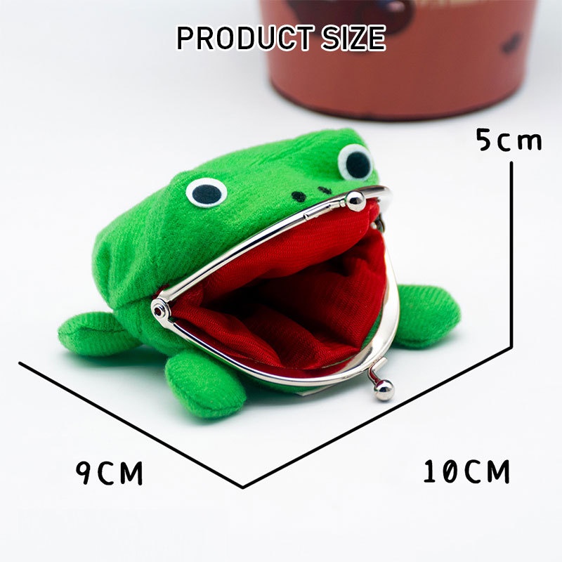 Ví Hình Ếch Nhồi Bông Ngộ Nghĩnh Đáng Yêu Cho Bé