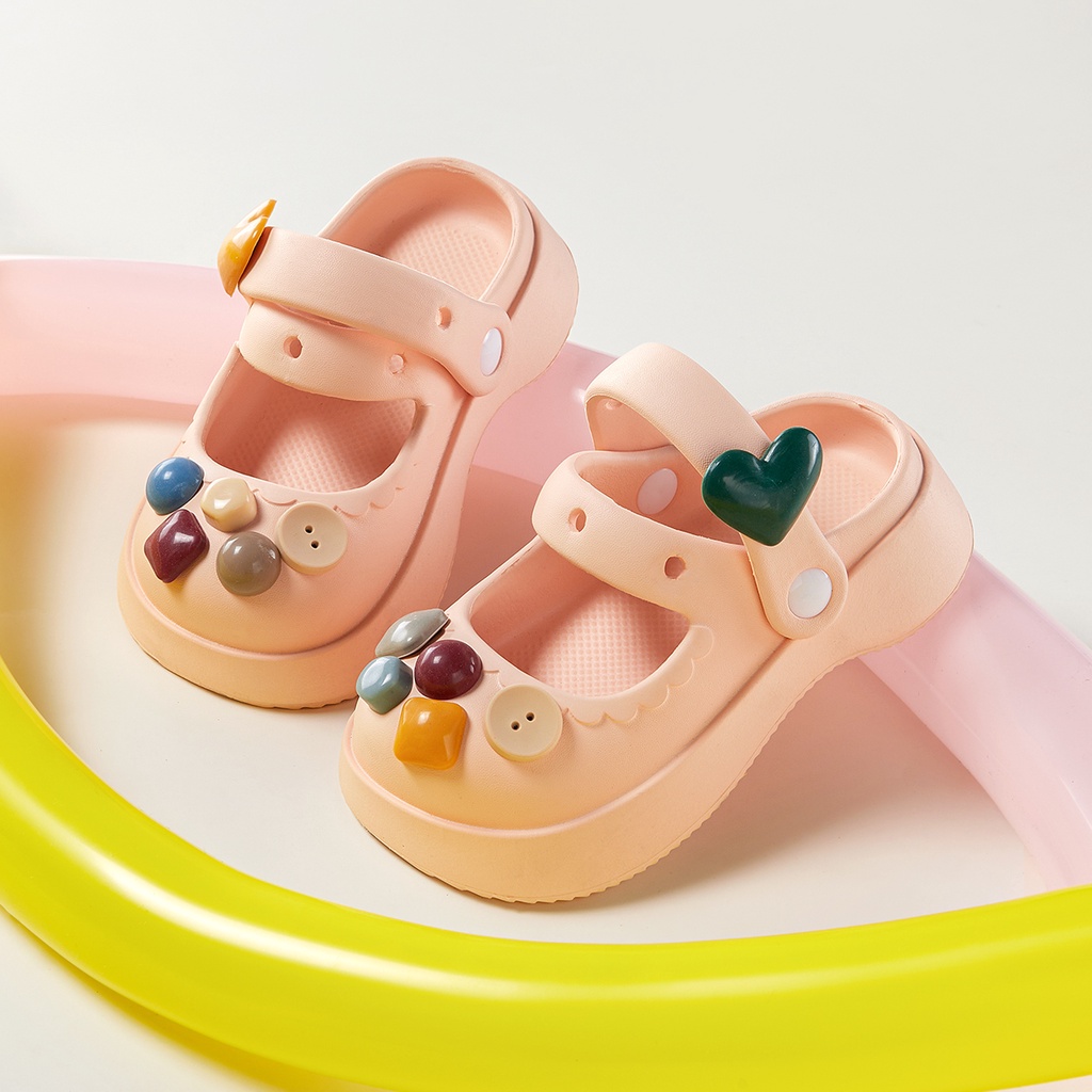 Cheerful Mario Dép Sandal Đế Mềm Chống Trượt In Hình Mario Thời Trang Mùa Hè Cho Bé Trai Và Gái