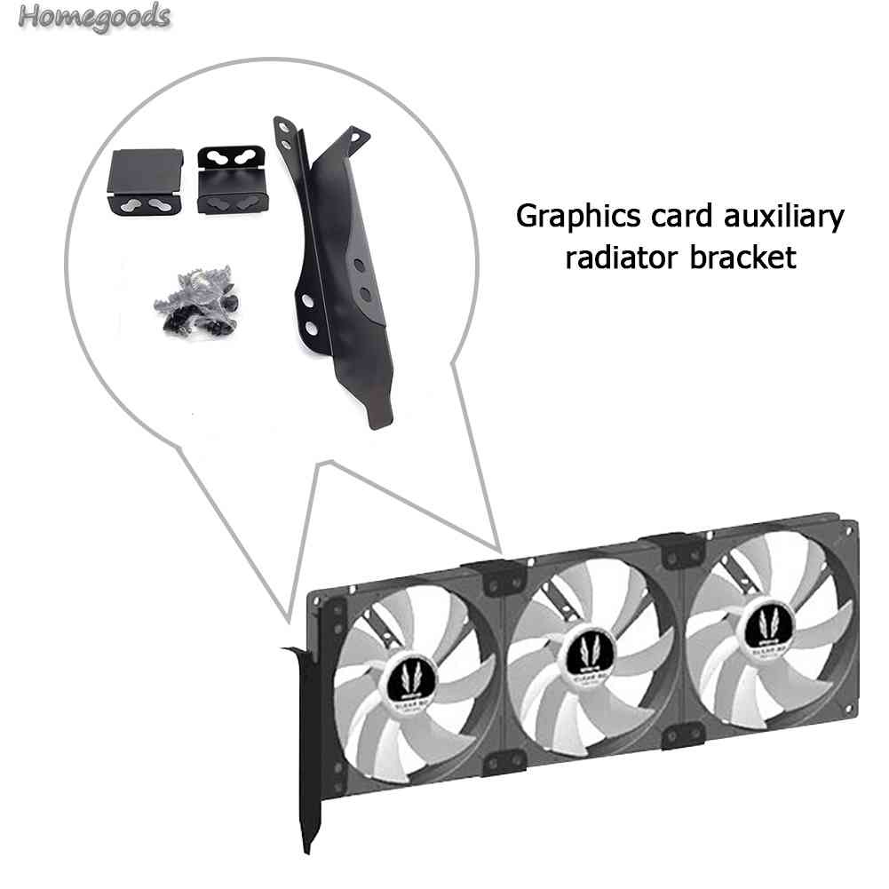 Giá Đỡ Quạt Tản Nhiệt Hai Khe 90mm 120mm 2023-Vn Để Bàn