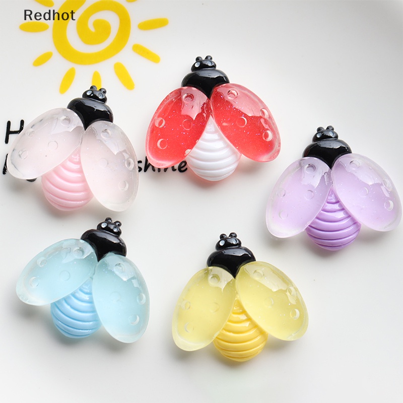 &lt; Redhot &gt; Bộ 3 Sản Phẩm Đồ Chơi Trang Trí Điện Thoại Hình Ong Bằng Nhựa Resin Phát Sáng DIY Dễ Thương Làm Quà Tặng Trang Trí