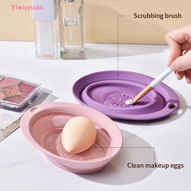 Dụng Cụ Vệ Sinh Cọ Trang Điểm Bằng Silicon Mới