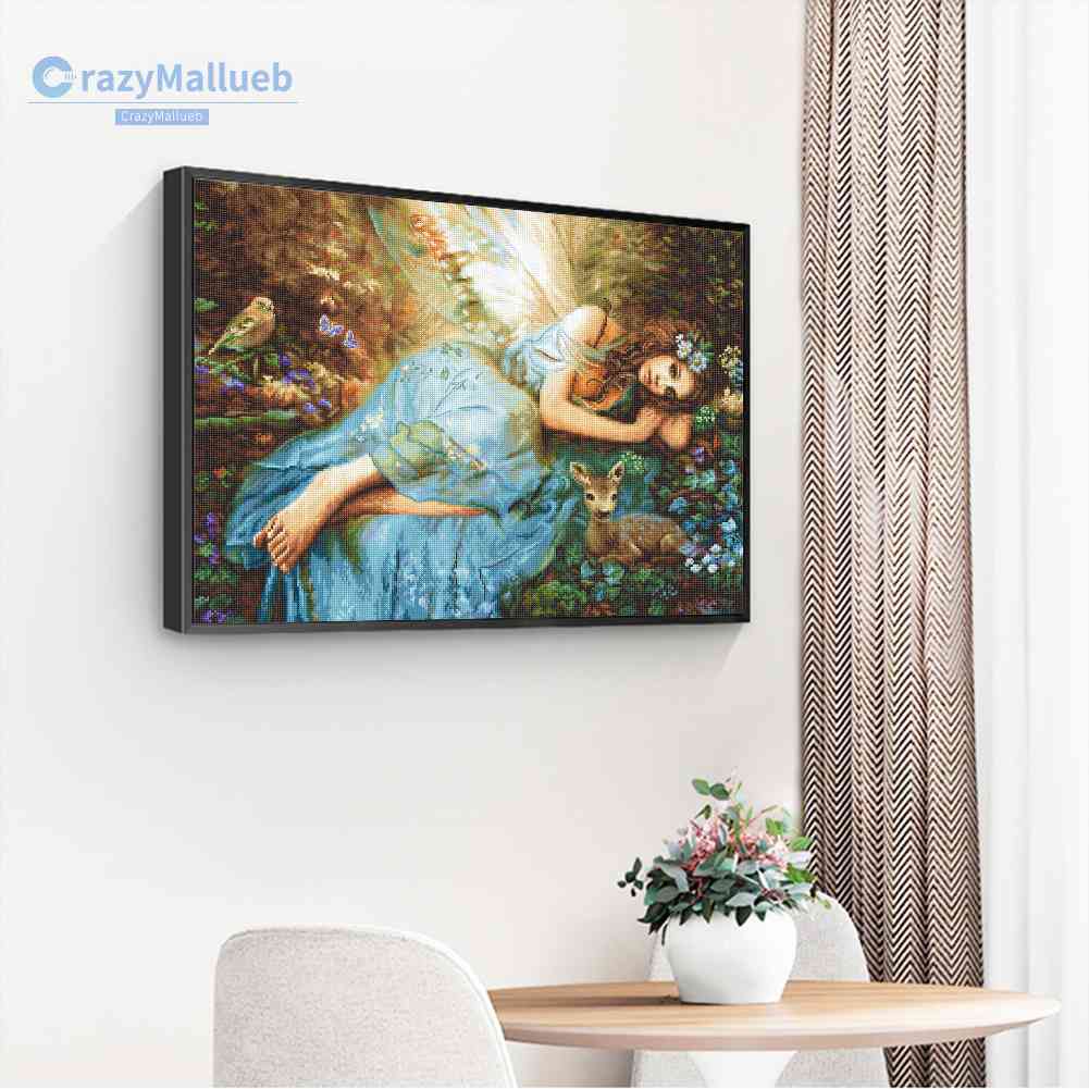 Bộ Tranh Thêu Chữ Thập Thủ Công Hình Nàng Tiên Năm 2023