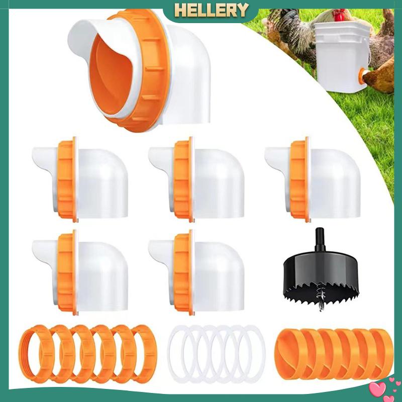 Dụng Cụ Cho Gà Ăn Tự Động Dễ Lắp Đặt Đa Năng Chống Thời Tiết