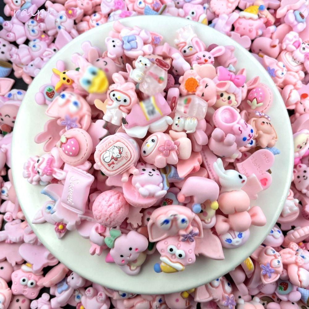 Bộ Phụ Kiện Hình Cô Gái Diy Dễ Thương Bằng Nhựa Resin Để Trang Trí Cho Điện Thoại