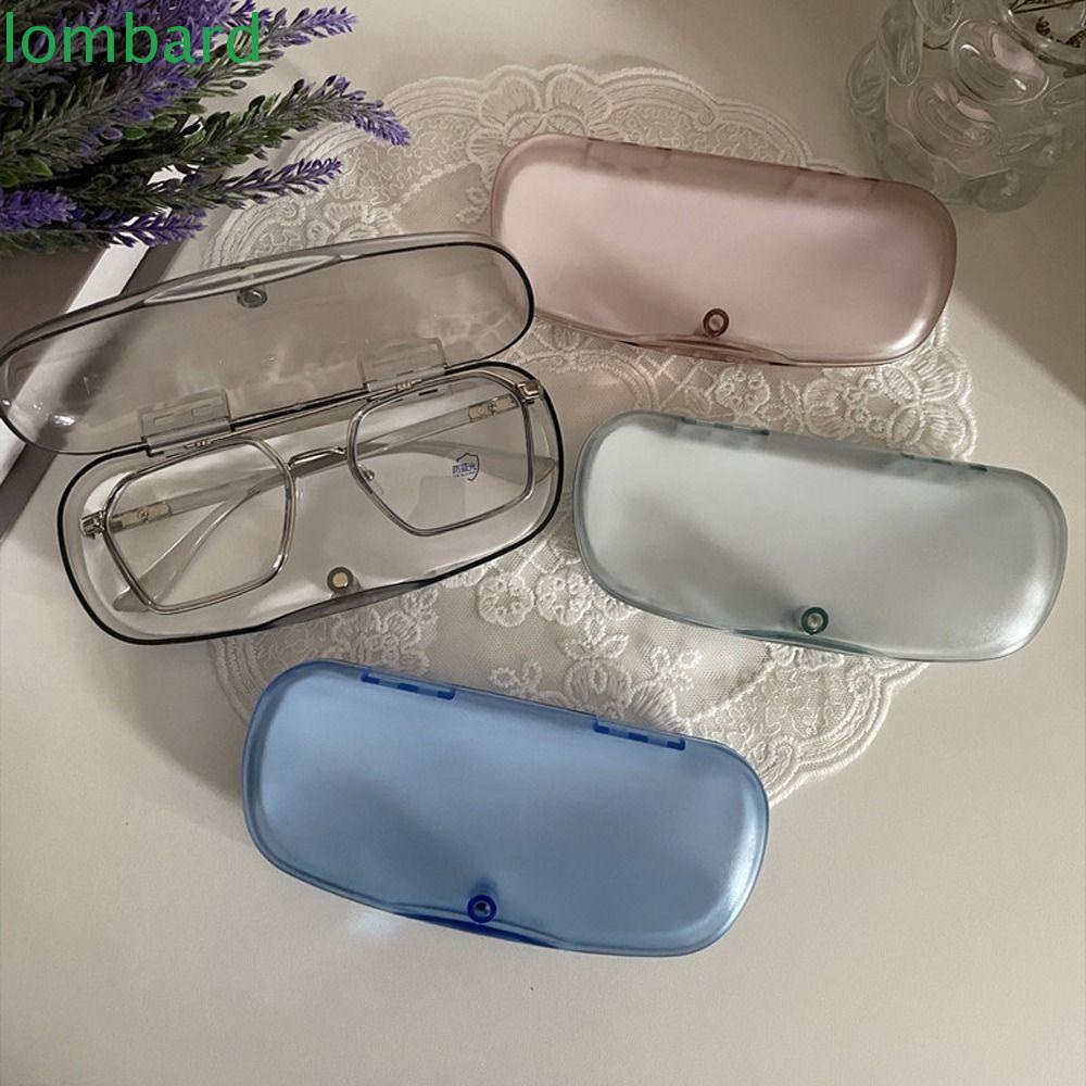 Hộp Đựng Bảo Vệ Mắt Kính Trong Suốt Phong Cách Nhật Bản Thanh Lịch Cho Nữ Ốp