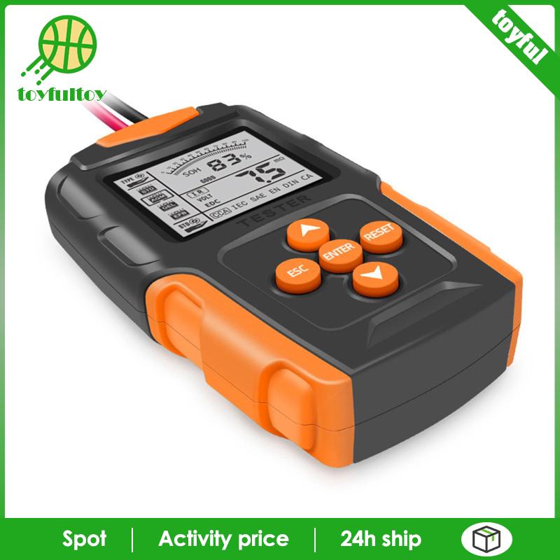 Thiết Bị Kiểm Tra Pin 12V 24V Màn Hình LCD Cho Xe Hơi Xe Tải