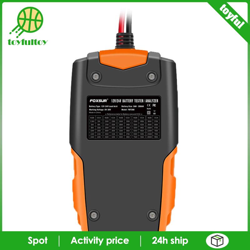 Thiết Bị Kiểm Tra Pin 12V 24V Màn Hình LCD Cho Xe Hơi Xe Tải