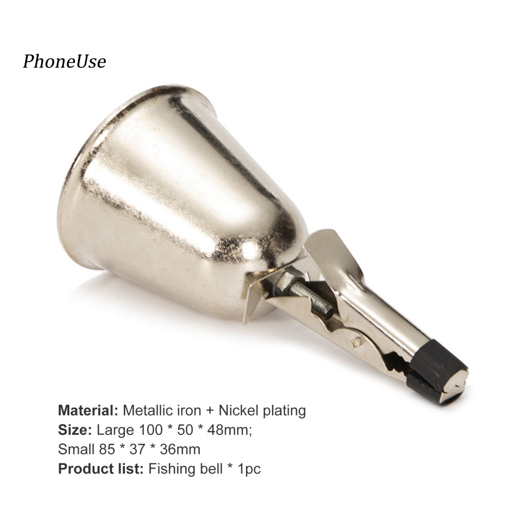 Chuông Báo Cá Cắn Câu Bằng Da PU Có 2 Kích Cỡ Khác Nhau