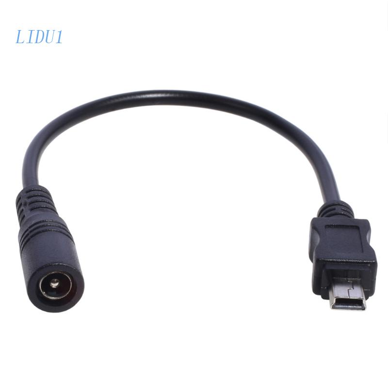 Dây Cáp Sạc Chuyển Đổi LIDU1 5.5x2.1mm Sang Mini USB Cho Loa MP3 MP4 Tablet Và Thiết Bị 5V (5.5x2.1mm)