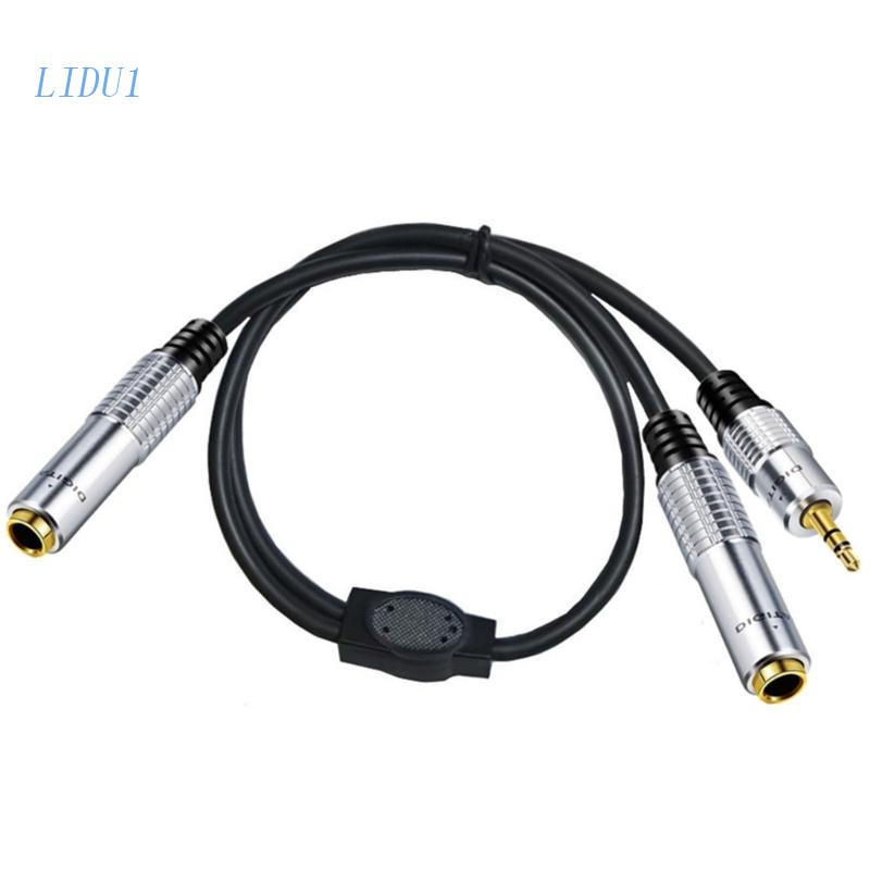 Cáp LIDU1 6.35mm Lỗ CắM Sang ĐầU CắM 6.35mm + 3.5mm Chuyên DụNg Cho ĐàN Guitar
