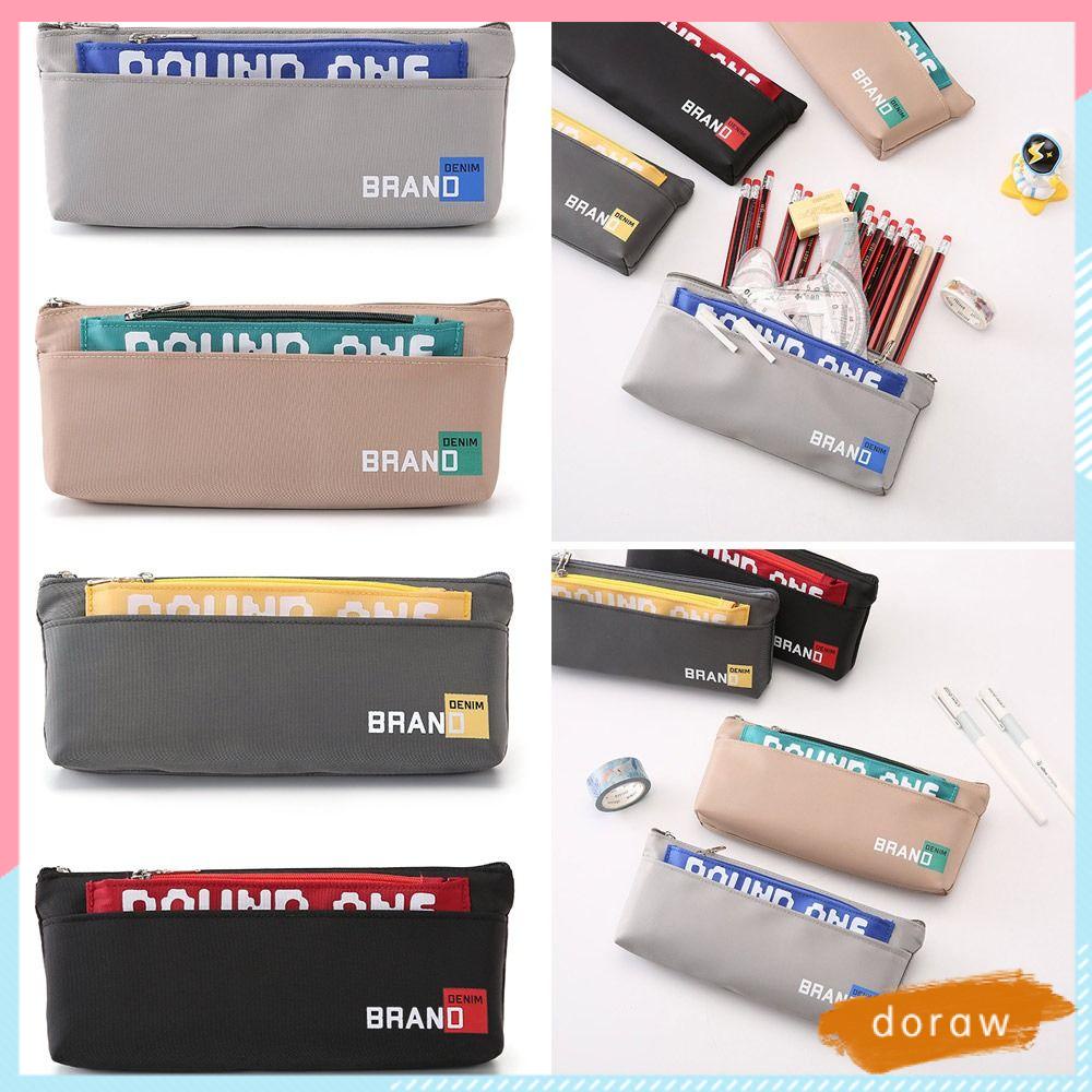 Túi Đựng Bút Chì Cỡ Lớn In Hoạt Hình Dễ Thương Cho Học Sinh