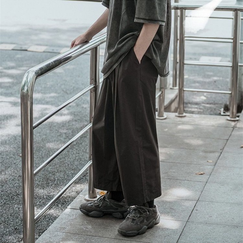 Quần Dài Ống Loe Rộng Phong Cách Nhật Bản Thời Trang Xuân Hè Hàng Mới Dành Cho Bạn Nam