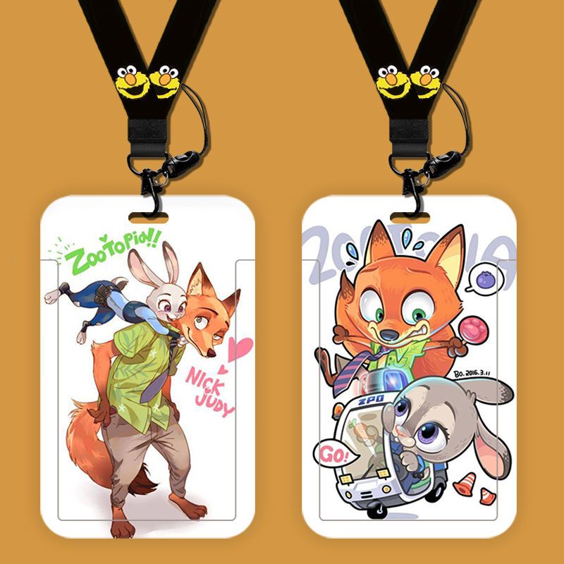Ví Đựng Thẻ ID / Danh Thiếp Họa Tiết Hoạt Hình Zootopia Cho Nam