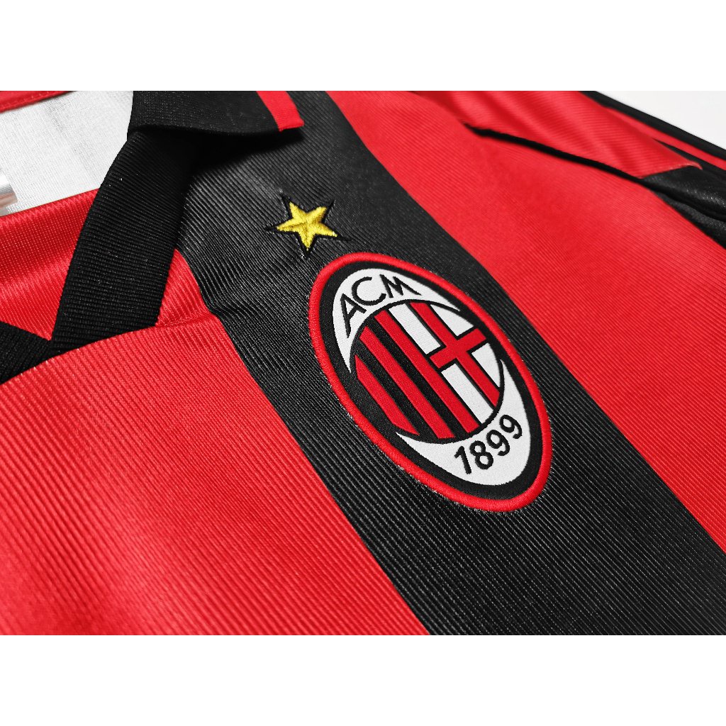 Áo Thun Số 98-99 Milan Sân Nhà Phong Cách Retro